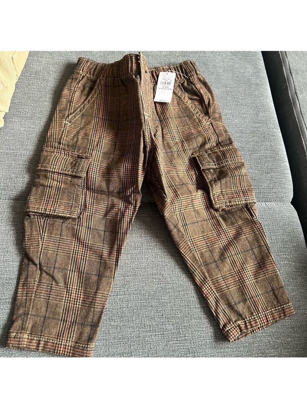 Old Navy Baby Boy Corduroy Pants Plaid Pants Set 18-24 Months - Picture 3 of 8